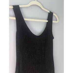 Backstage Black Sparkle Slip On Dress 10